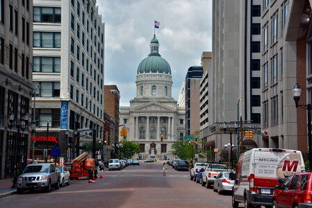 Cityscape in Indianapolis, United States photo