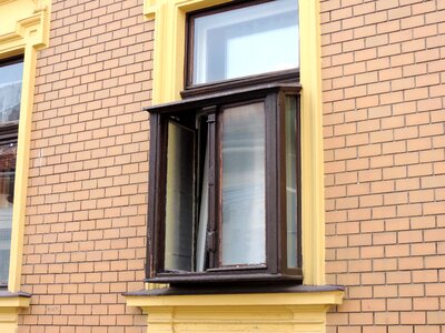 Window sill architecture photo