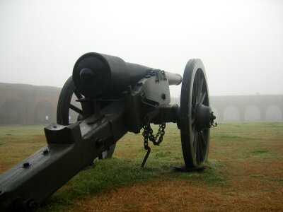Parrott Rifle inside Fort Pulaski