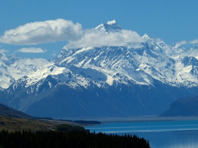 Landscape south island wilderness