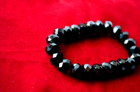 Black Bead Bracelet photo