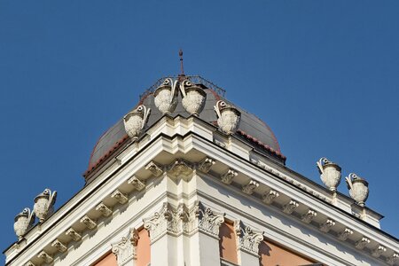Detail roof vase