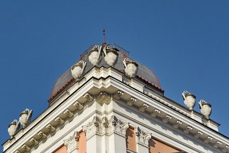 Detail roof vase photo