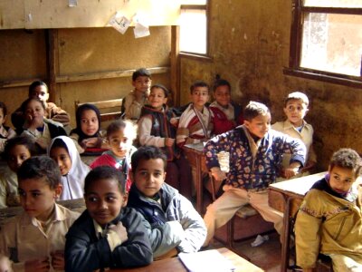 Babies Egypt school