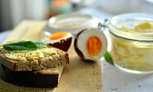 Bread breakfast butter