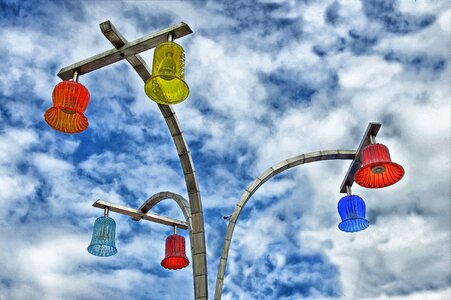 Colored colorful sky photo