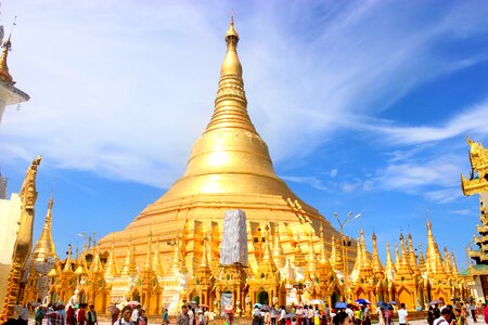 Asia buddhism shwedagon photo