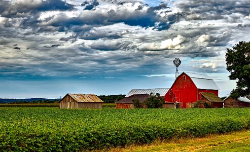Agriculture barn beautiful photo