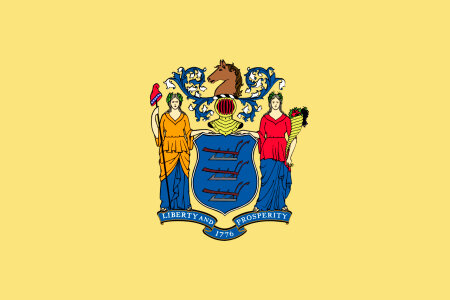 State flag of New Jersey photo