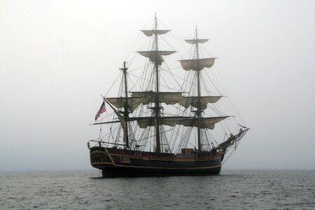Sail ship boat