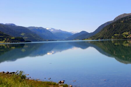 Lake water landscape photo