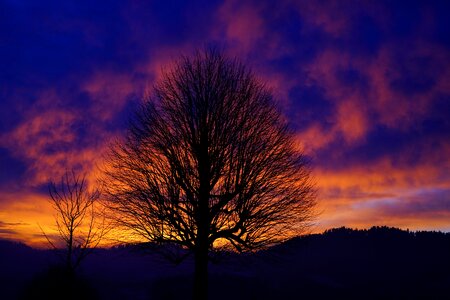 Atmosphere backlight beautiful photo