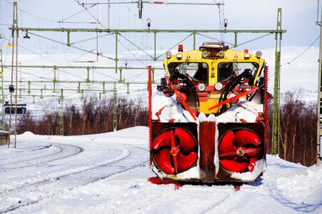 Snow lapland sweden photo