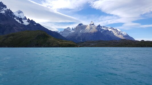 Torres Del Paine National Park, Chile Pehoe lake photo