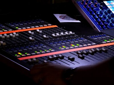 Audio equipment slider electronics