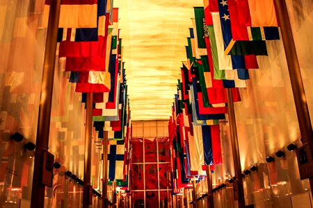 Museum flags banners