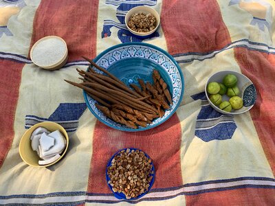 Groundnuts peanuts gari photo