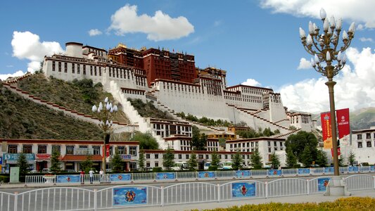 Lhasa monastery potala palace photo