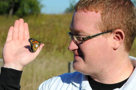 Biologist butterfly monarch