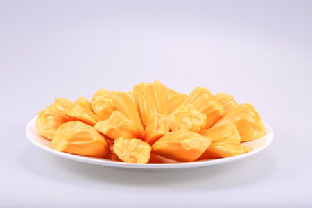 Jack Fruit on a plate photo