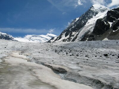 Corbassiere Glacier, Pennine Alps Swiss photo