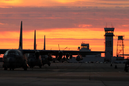 Several kC-130J Super Hercules