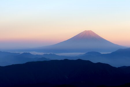 Mount Fuji Landscape in Japan photo
