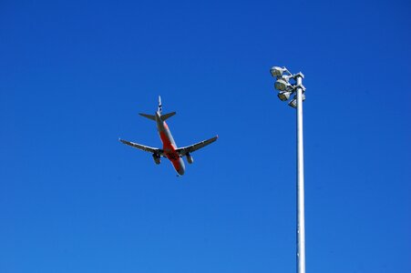 Industrial jet fly photo