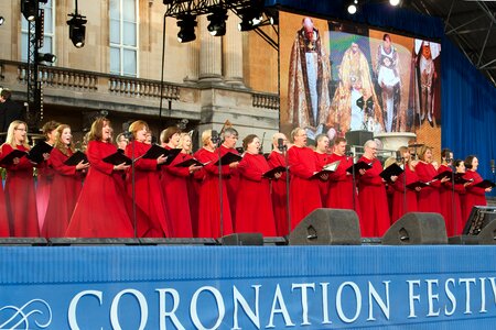 Buckingham palace coronation festival 1953-2013 photo