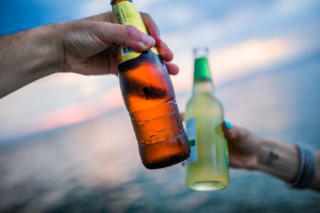Friends party drink