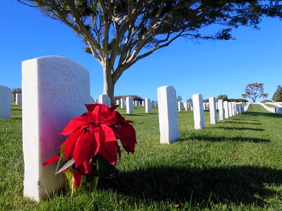 Cemetery headstones ocean