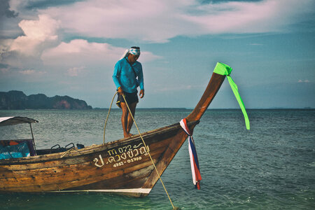 Rope Man, Thailand photo