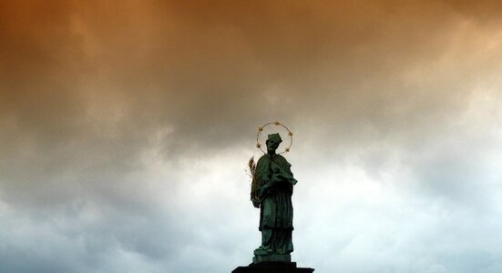 Charles bridge baroque figure