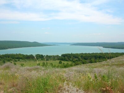 Glen Lake from the Cottonwood Trail photo