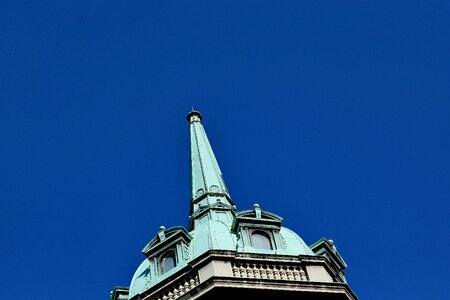 Blue Sky capital city dome photo