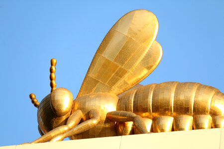 Golden Bee Statue in Melbourne, Australia
