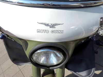 Eagle headlight motorcycle photo