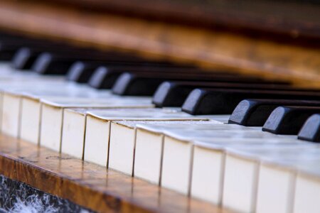 Piano keyboard sound instrument photo