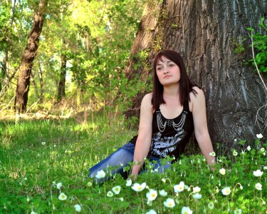 Forest nature flowers