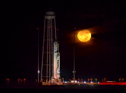 The Orbital ATK Antares rocket photo