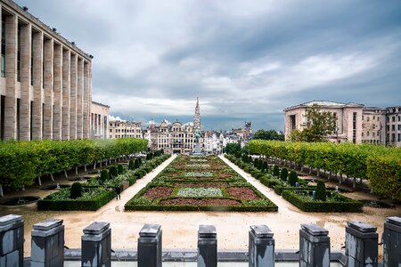 Bruxelles mont des arts garden