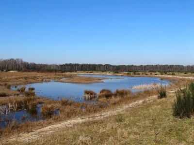 Natural water landscape of course