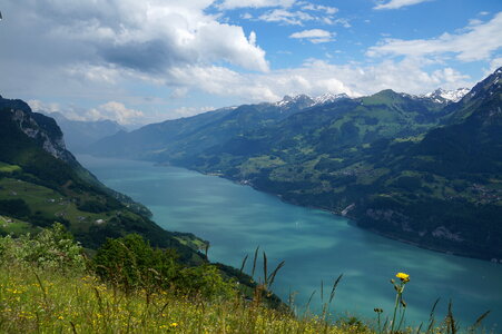Lake Walensee, view from Chaeserrugg photo