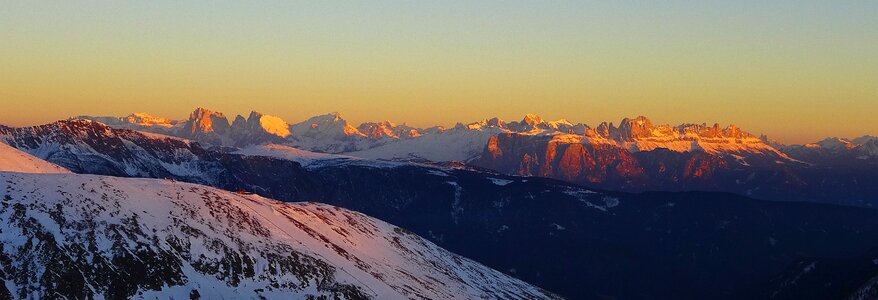 Mountains sun shadow photo