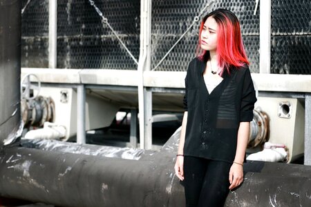 Beautiful fashion female