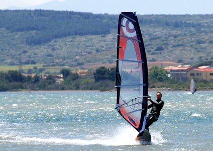 Windsurfing summer sport