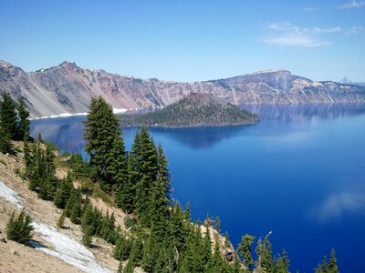 Oregon national park deep blue photo