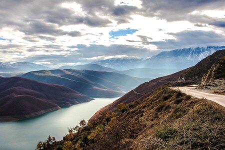 Access Road beautiful photo blue sky