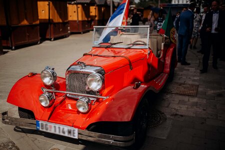 Car sedan red