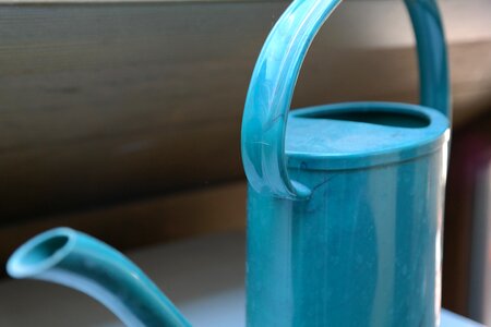 Water irrigation turquoise photo